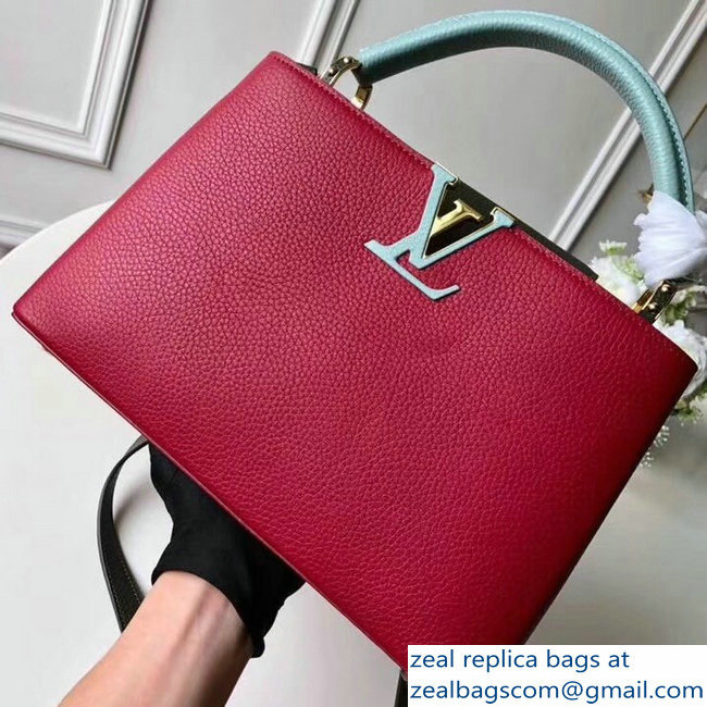 Louis Vuitton Capucines BB Bag Colorblock M52990 Fuchsia