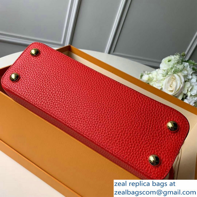 Louis Vuitton Capucines BB Bag M52689 Red/Gold