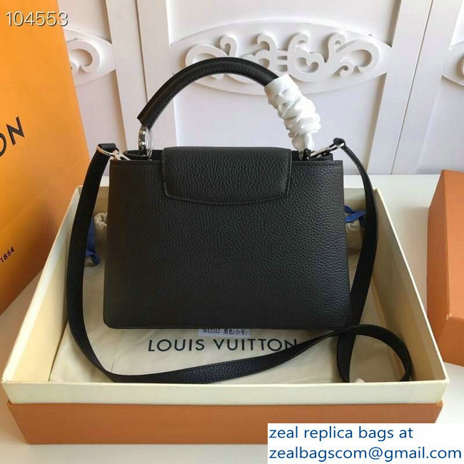 Louis Vuitton Capucines BB Bag M94586 Black/Silver