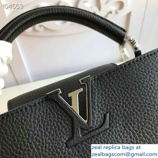 Louis Vuitton Capucines BB Bag M94586 Black/Silver