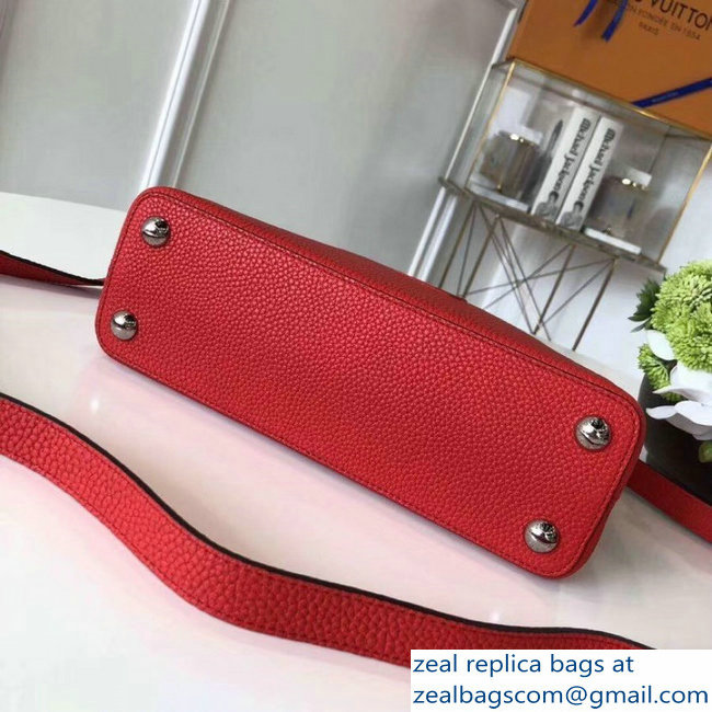 Louis Vuitton Capucines BB Bag M94754 Red/Silver