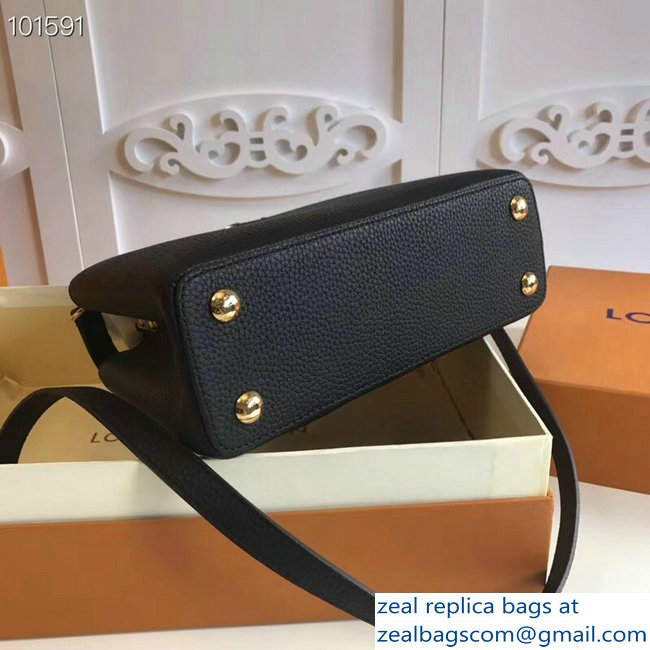 Louis Vuitton Capucines BB Bag M94755 Black/Gold - Click Image to Close