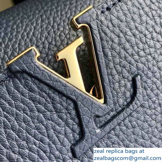 Louis Vuitton Capucines BB Bag Python Handle Bleu Marine