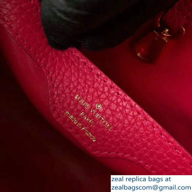 Louis Vuitton Capucines BB Bag Python Handle N90088 Framboise - Click Image to Close