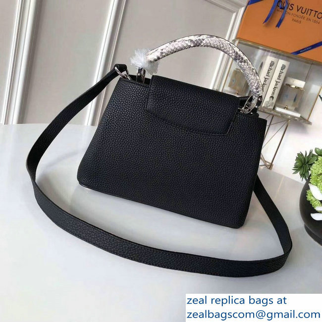 Louis Vuitton Capucines BB Bag Python Handle N92040 Noir - Click Image to Close