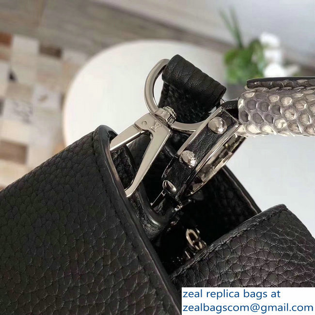 Louis Vuitton Capucines BB Bag Python Handle N92040 Noir - Click Image to Close