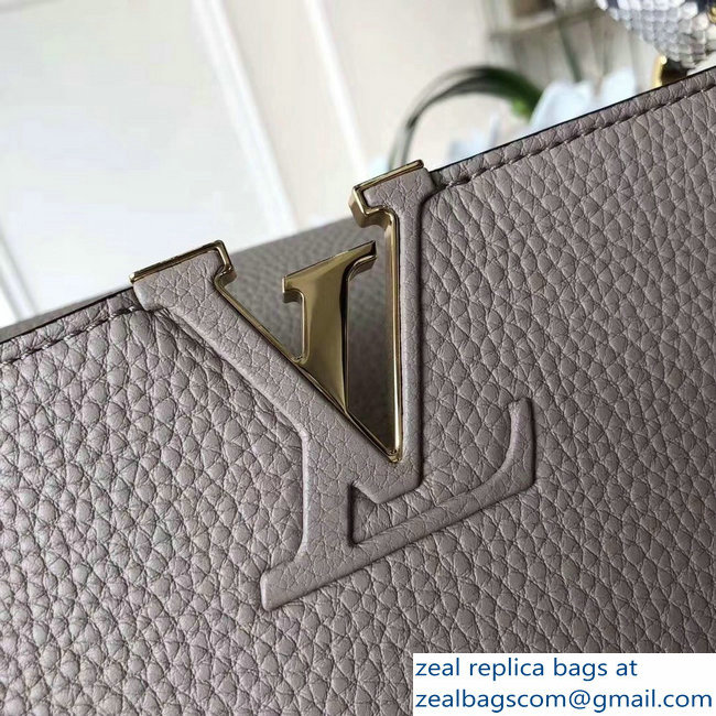 Louis Vuitton Capucines BB Bag Python Handle N92041 Galet