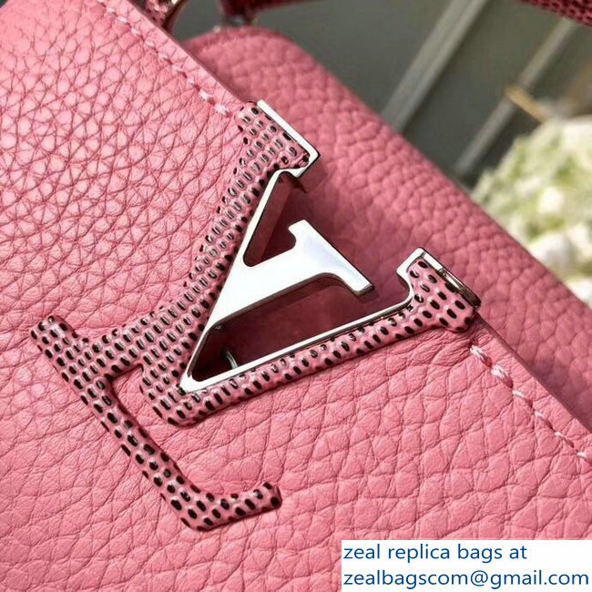 Louis Vuitton Capucines Mini Bag Lizard Handle N94049 Colchique - Click Image to Close