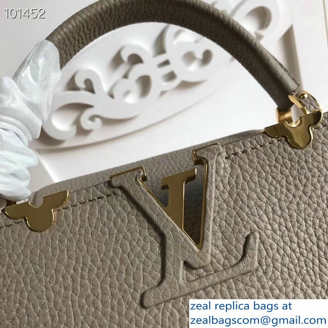 Louis Vuitton Capucines PM Bag Blooms Crown Galet - Click Image to Close