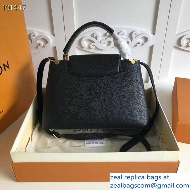 Louis Vuitton Capucines PM Bag Blooms Crown M54663 Black - Click Image to Close