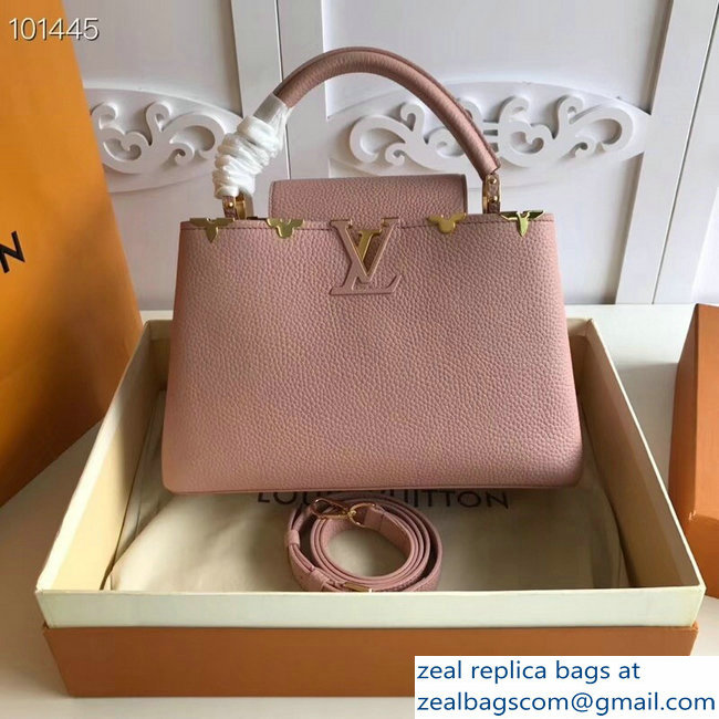 Louis Vuitton Capucines PM Bag Blooms Crown M54664 Magnolia