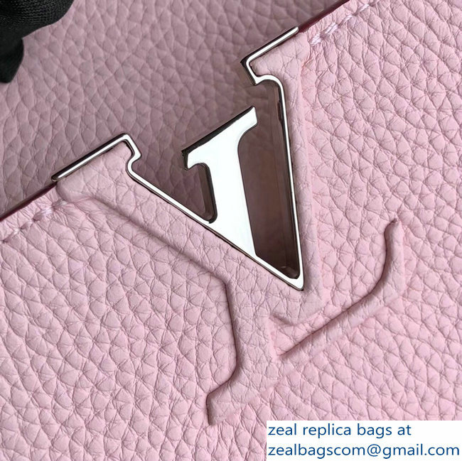 Louis Vuitton Capucines PM Bag Braided Threads Handle M52388 Bubble Gum