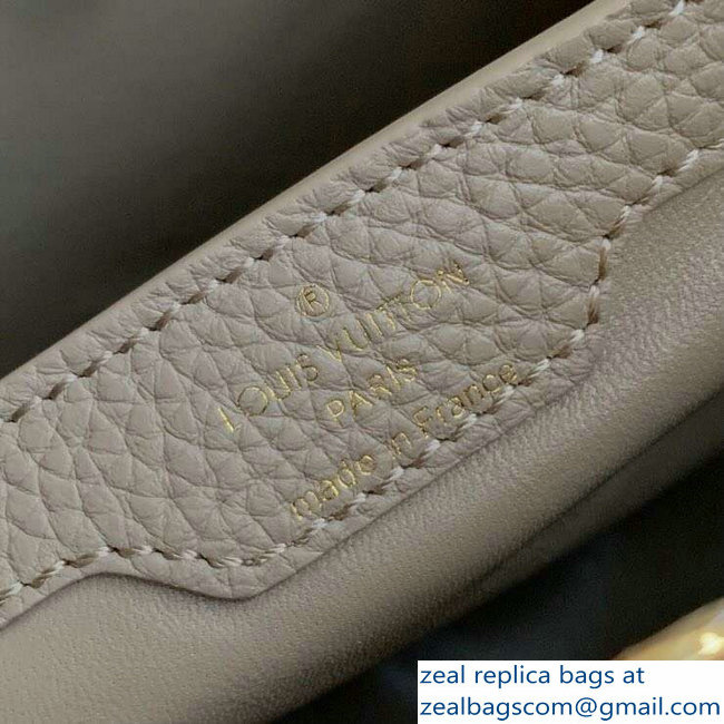 Louis Vuitton Capucines PM Bag Central Stripe Python Galet - Click Image to Close
