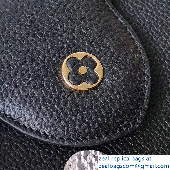 Louis Vuitton Capucines PM Bag Iris Blossom M54696 Black - Click Image to Close