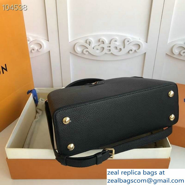 Louis Vuitton Capucines PM Bag M42259 Black/Gold - Click Image to Close