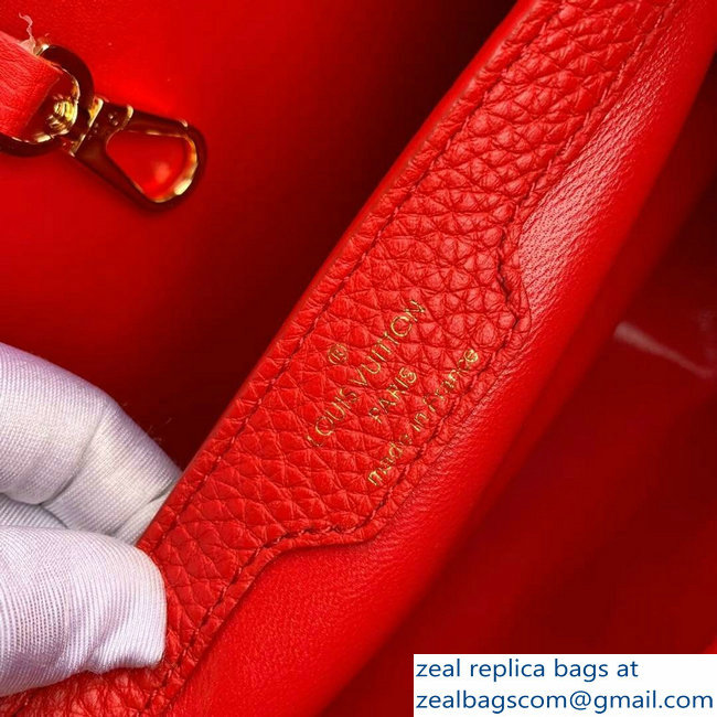 Louis Vuitton Capucines PM Bag M43935 Red/Gold