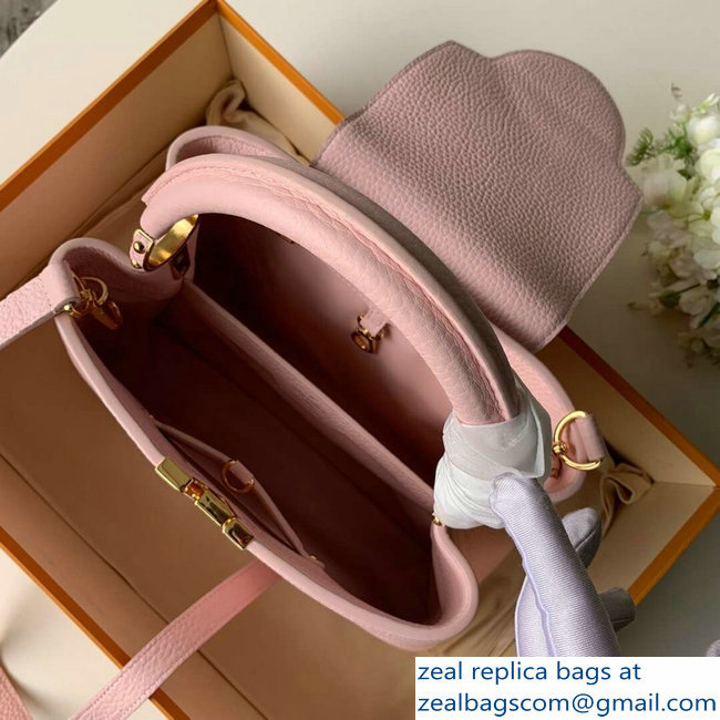 Louis Vuitton Capucines PM Bag Magnolia/Gold