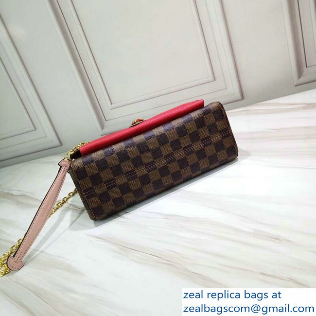 Louis Vuitton Damier Ebene Canvas Vavin PM Chain Bag Cherry 2019