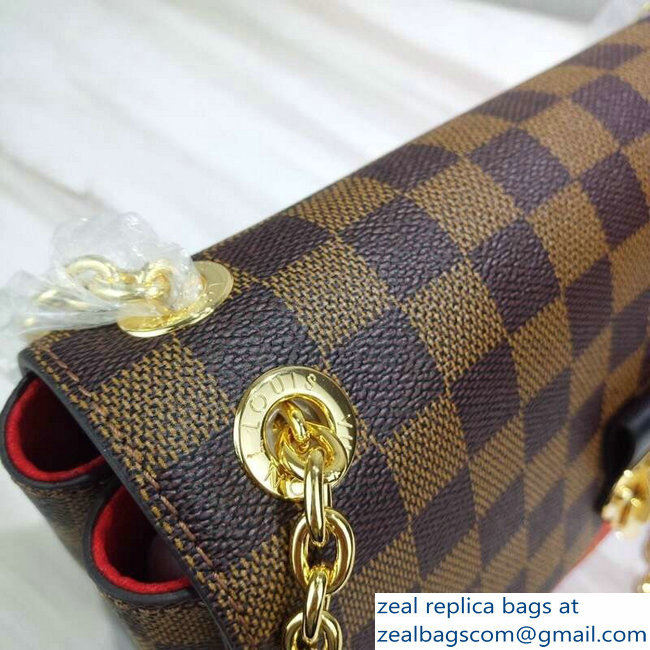 Louis Vuitton Damier Ebene Canvas Vavin PM Chain Bag Cherry 2019 - Click Image to Close