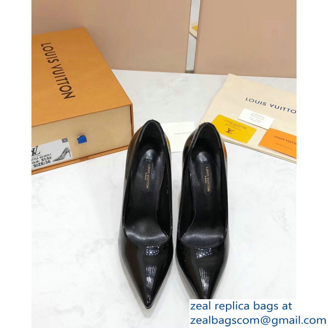 Louis Vuitton Heel 10.5cm Eyeline Pumps Patent Black 2019