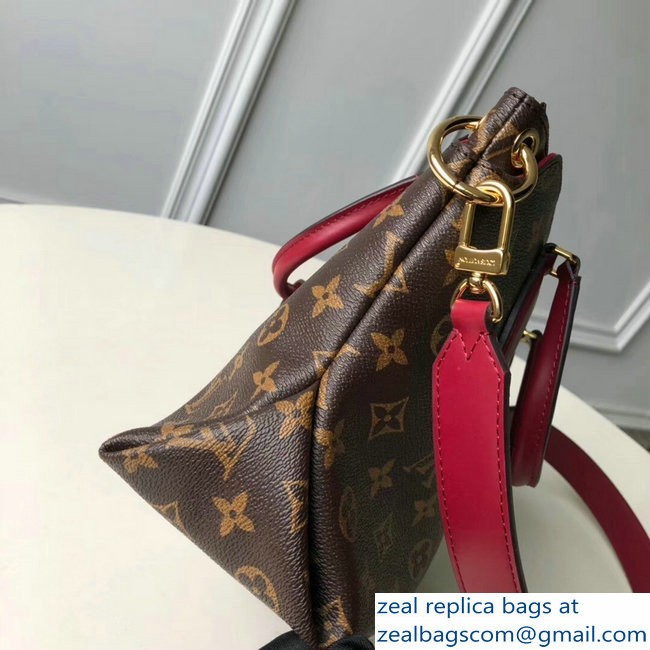 Louis Vuitton Monogram Canvas Flower Zipped Tote BB Bag M44350 Lie de Vin 2019