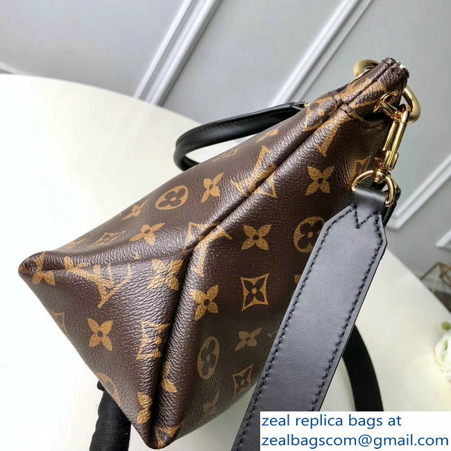 Louis Vuitton Monogram Canvas Flower Zipped Tote BB Bag M44351 Noir 2019