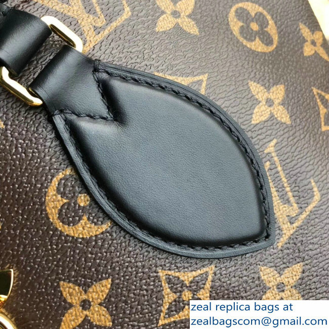 Louis Vuitton Monogram Canvas Flower Zipped Tote BB Bag M44351 Noir 2019