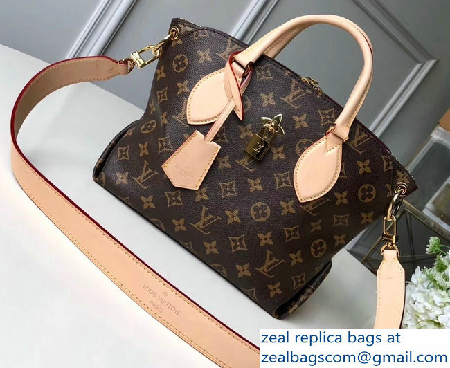 Louis Vuitton Monogram Canvas Flower Zipped Tote BB Bag M44359 Beige 2019