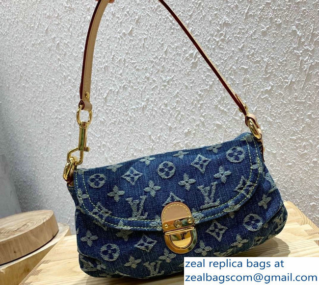 Louis Vuitton Monogram Denim Mini Pleaty Bag