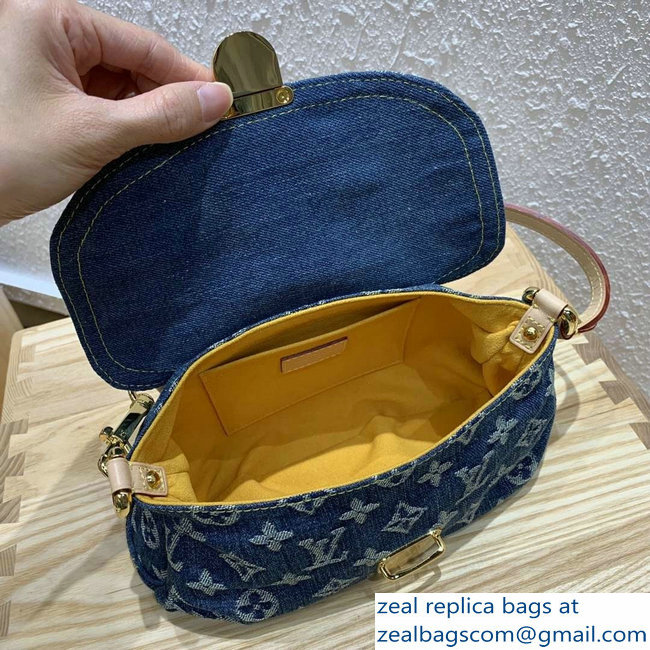 Louis Vuitton Monogram Denim Mini Pleaty Bag