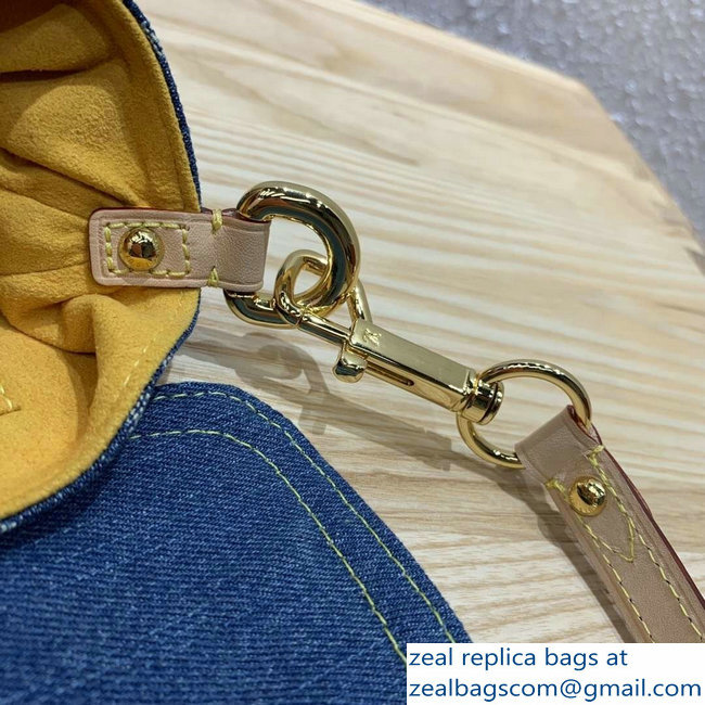 Louis Vuitton Monogram Denim Mini Pleaty Bag