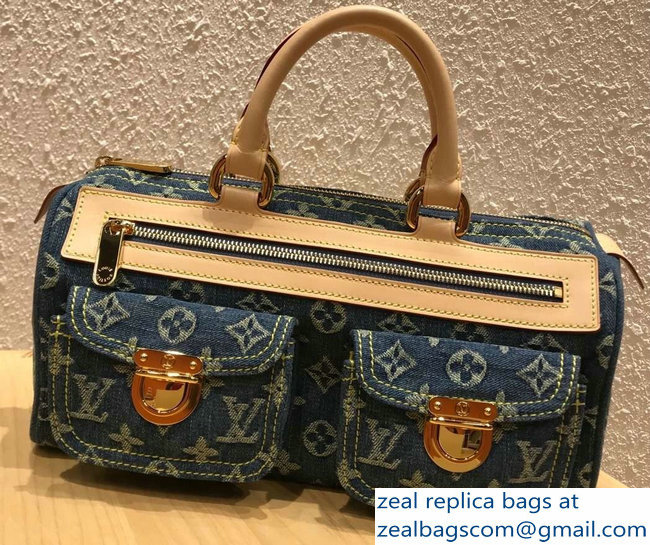 Louis Vuitton Monogram Denim Neo Speedy Bag - Click Image to Close