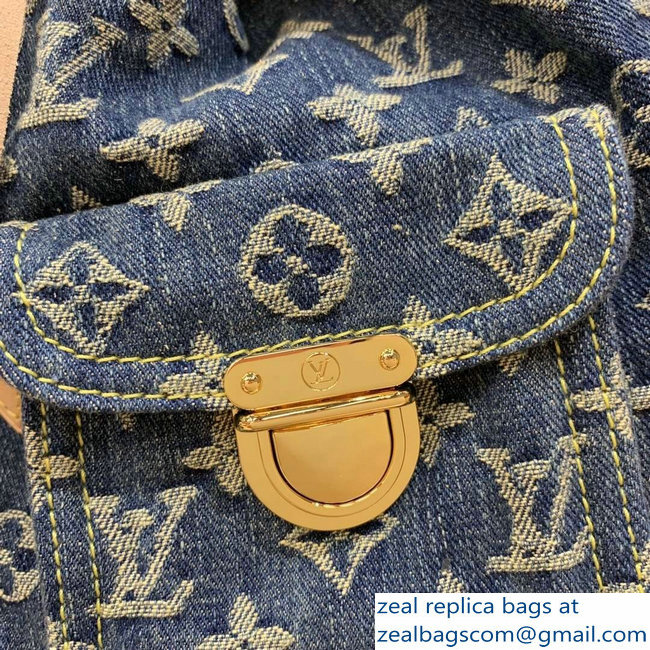 Louis Vuitton Monogram Denim Sac A Dos Backpack PM Bag