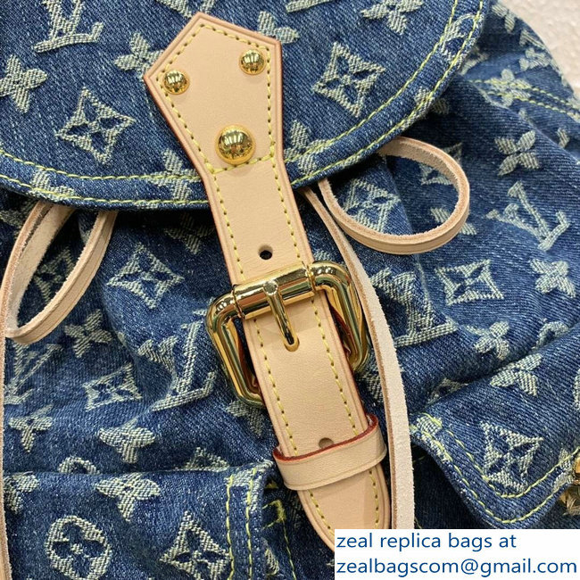 Louis Vuitton Monogram Denim Sac A Dos Backpack PM Bag