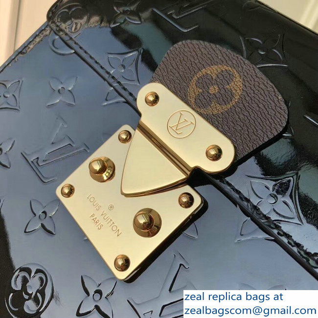 Louis Vuitton Monogram Vernis Patent Leather Spring Street Bag M90375 Black 2019