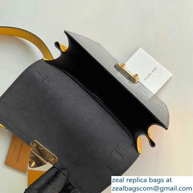 Louis Vuitton Monogram Vernis Patent Leather Spring Street Bag M90376 Bitume Metallise 2019