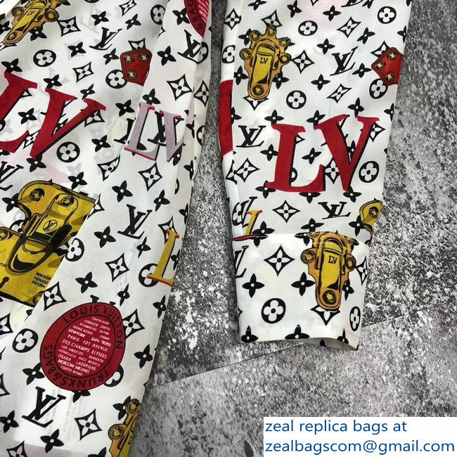 Louis Vuitton Print Silk Dress 2019