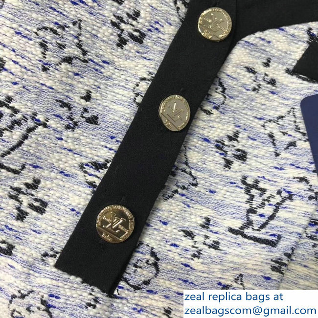 Louis Vuitton Sleeveless A-Line Dress With Buttons 1A4YZX 2019