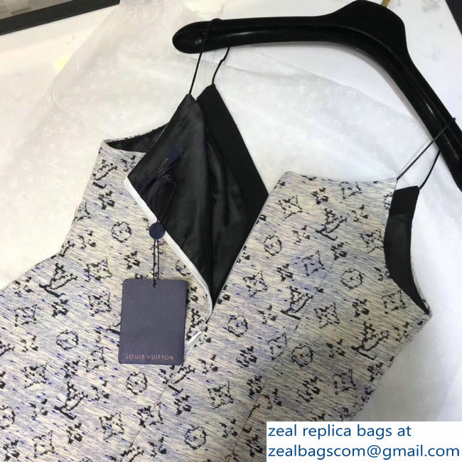 Louis Vuitton Sleeveless A-Line Dress With Buttons 1A4YZX 2019