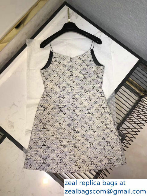 Louis Vuitton Sleeveless A-Line Dress With Buttons 1A4YZX 2019
