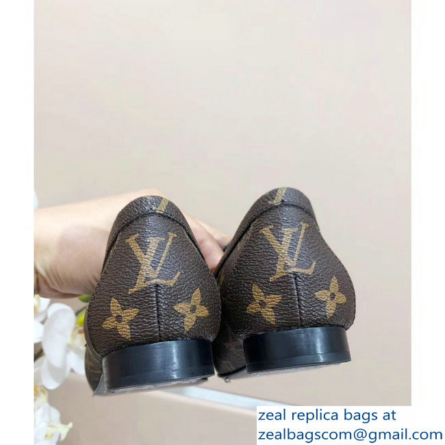 Louis Vuitton Upper Case Flat Loafer Chain 1A4XDD Monogram Canvas 2019