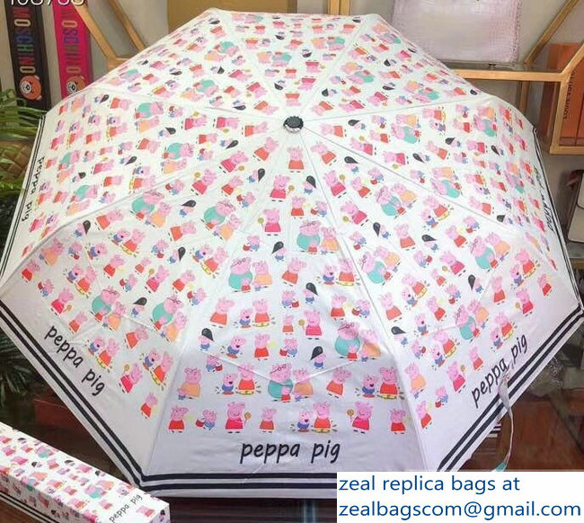 Peppa Pig Print Umbrella White
