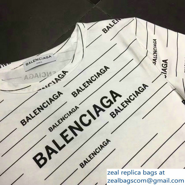 balenciaga logo printed Long sleeved T-shirt