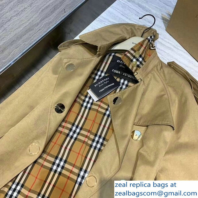 burberry wind-breaker apricot spring 2019