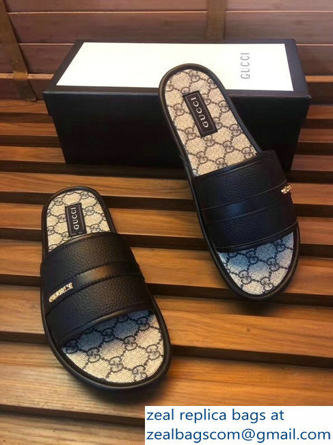 gucci gg web men's slides 01