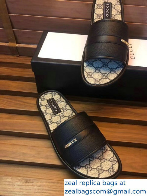 gucci gg web men's slides 01