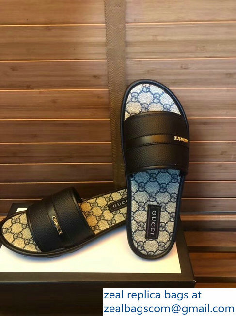 gucci gg web men's slides 01