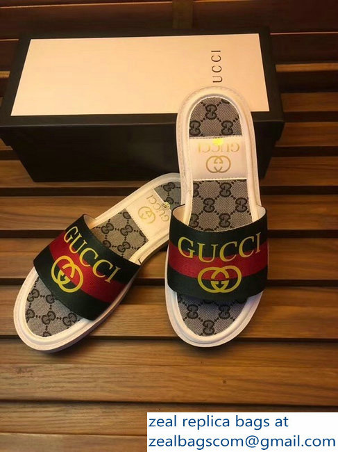 gucci gg web men's slides 02