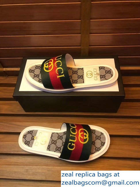 gucci gg web men's slides 02