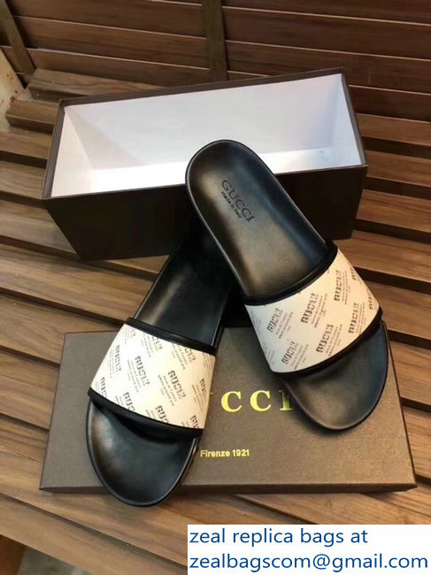 gucci white men's slides